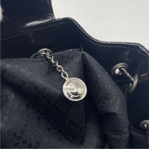 Gucci Bamboo Nylon Leather Mini Backpack - Picture 8 of 15